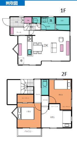 ３LDK　使い安い間取り☆